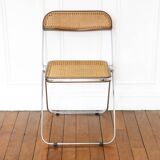 Folding chair - Plia - Castelli - Canework seat redone