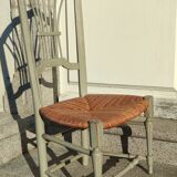 Ancienne chaise à langer Louis XVI
