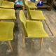 6 chaises scandinaves en velours vert, circa 1960