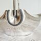 Antique silver-plated metal sugar bowl