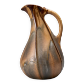 Modernist ceramic enamelled vase pitcher – Thulin Faience, Belgium – model 199 – 1930s/50s