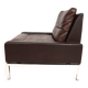 Wilkhahn Series 800 leather chair by Hans Peter Piel