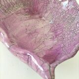 Raku style handcrafted ceramic cup
