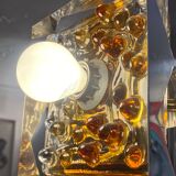 Murano glass pendant lamp by Toni Zuccheri Mazzega Edition 70s