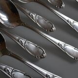 12 silver plated soup spoons Frionnet François