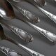 12 silver plated soup spoons Frionnet François