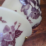 Two Vianne glassware wall light