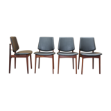 4 vintage Danish Arne Hovmand Olsen chairs