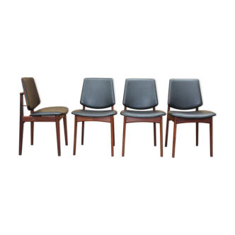 4 vintage Danish Arne Hovmand Olsen chairs