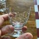 Lot of 6 Daum engraved crystal glasses