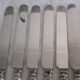 12 knives with silver-plated handles