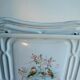 Porte-ustensiles de cuisine art déco tôle émaillée 3 oiseaux