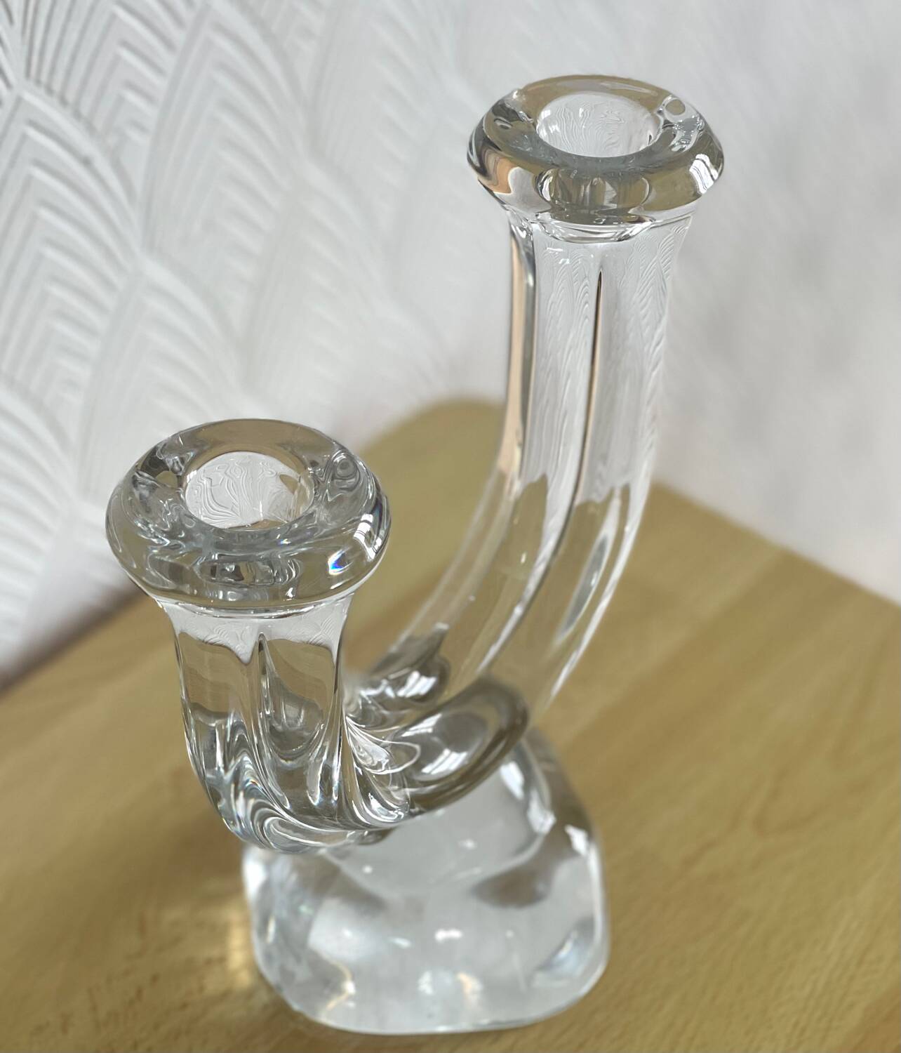 Crystal candle holder 1950.