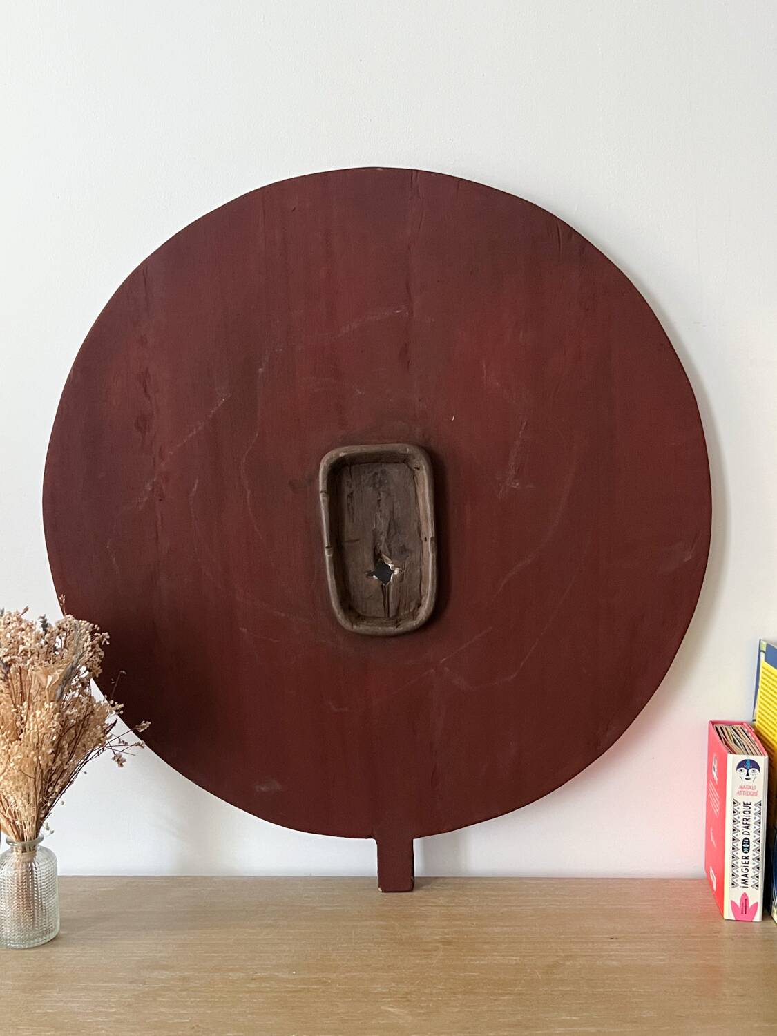 Large blue sun mask (Burkina Faso)