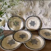 Flat plates Jules Vieillard Bordeaux in ironstone