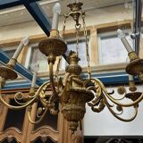 Lustre en bronze doré