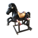 Vintage carousel riding horse