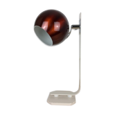 Lampe space age eyeball années 70, rouge