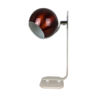 Lampe space age eyeball années 70, rouge