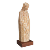 Statue religieuse Jésus-Christ de style Art Déco par l'artiste belge André Tea