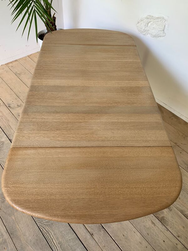 Table basse scandinave chêne massif Hans Wegner