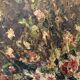 Signed flower bouquet painting