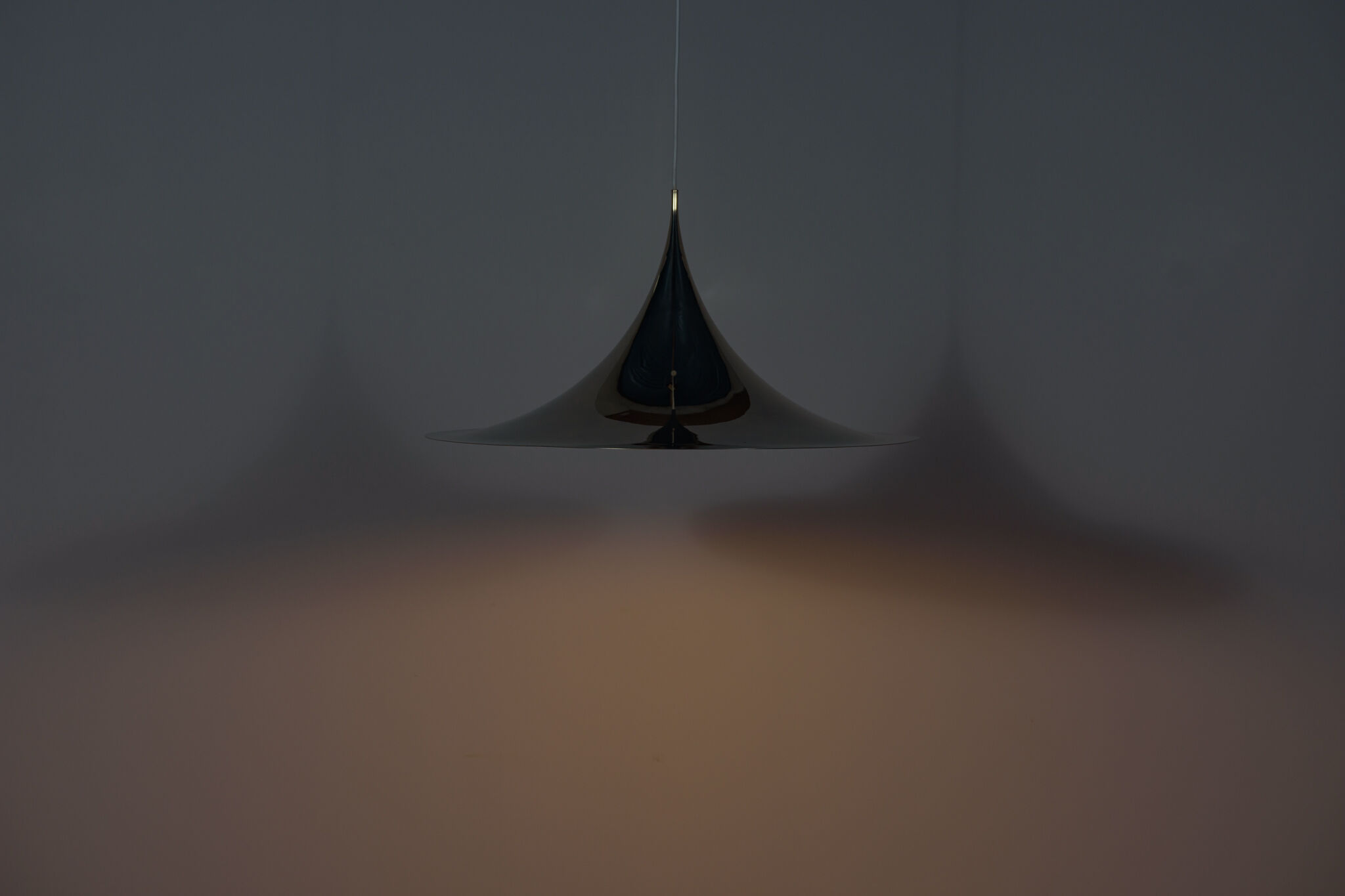 Semi Pendant Lamp by Claus Bonderup & Torsten Thorup for Fog & Mørup, 1970s