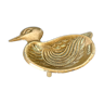 Brass ashtray duck