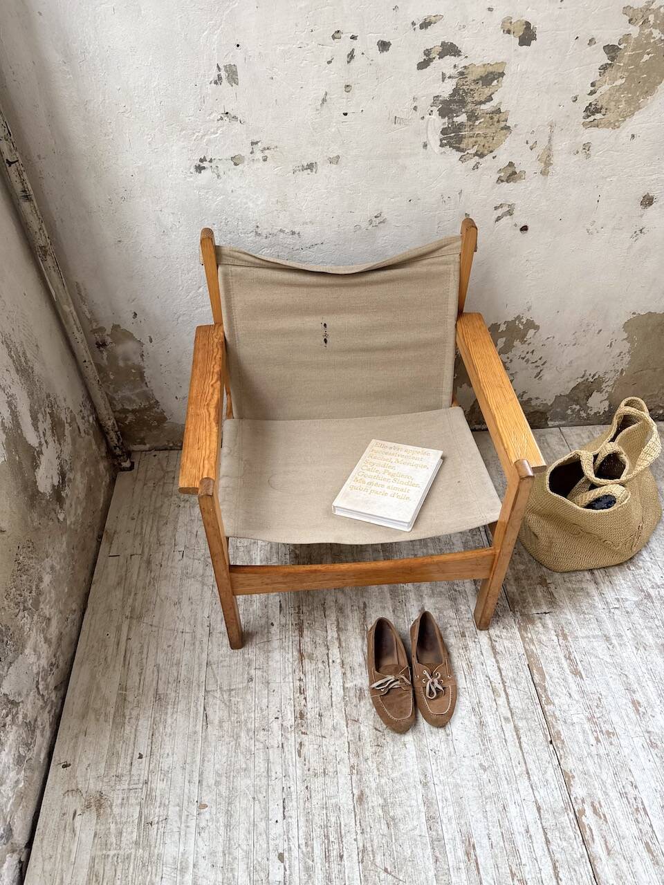 Safari chair in pine by Rold Rastad and Adolf Relling, 1960.