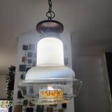 Murano glass mushroom pendant light by Mazzega Italy 1960.70