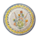 Plate in Faience HR QUIMPER hand-painted floral decoration