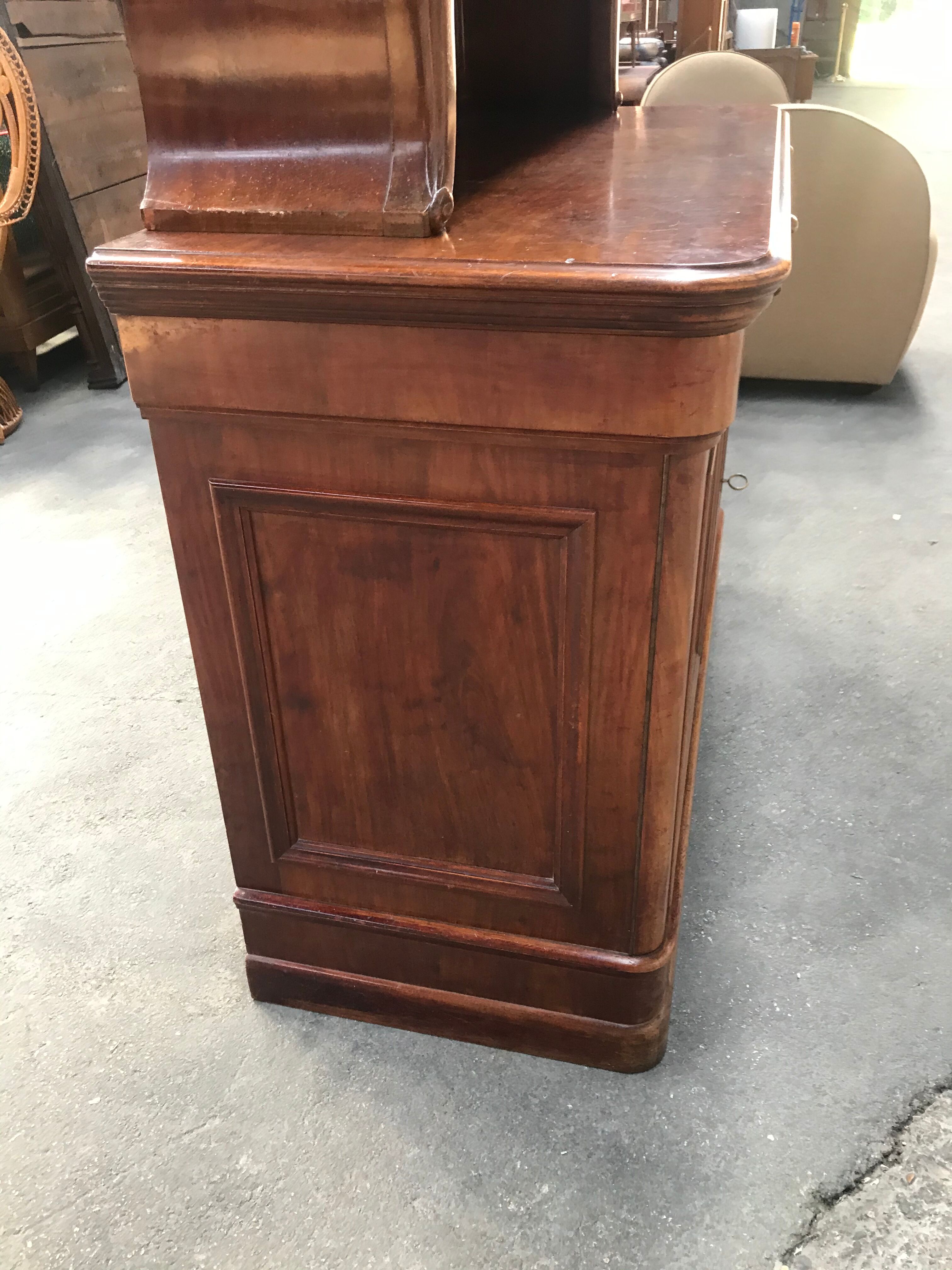 Buffet two English mahogany bodies