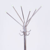 Portemanteau Bauhaus restauré, acier chromé, Tchéquie, années 1930