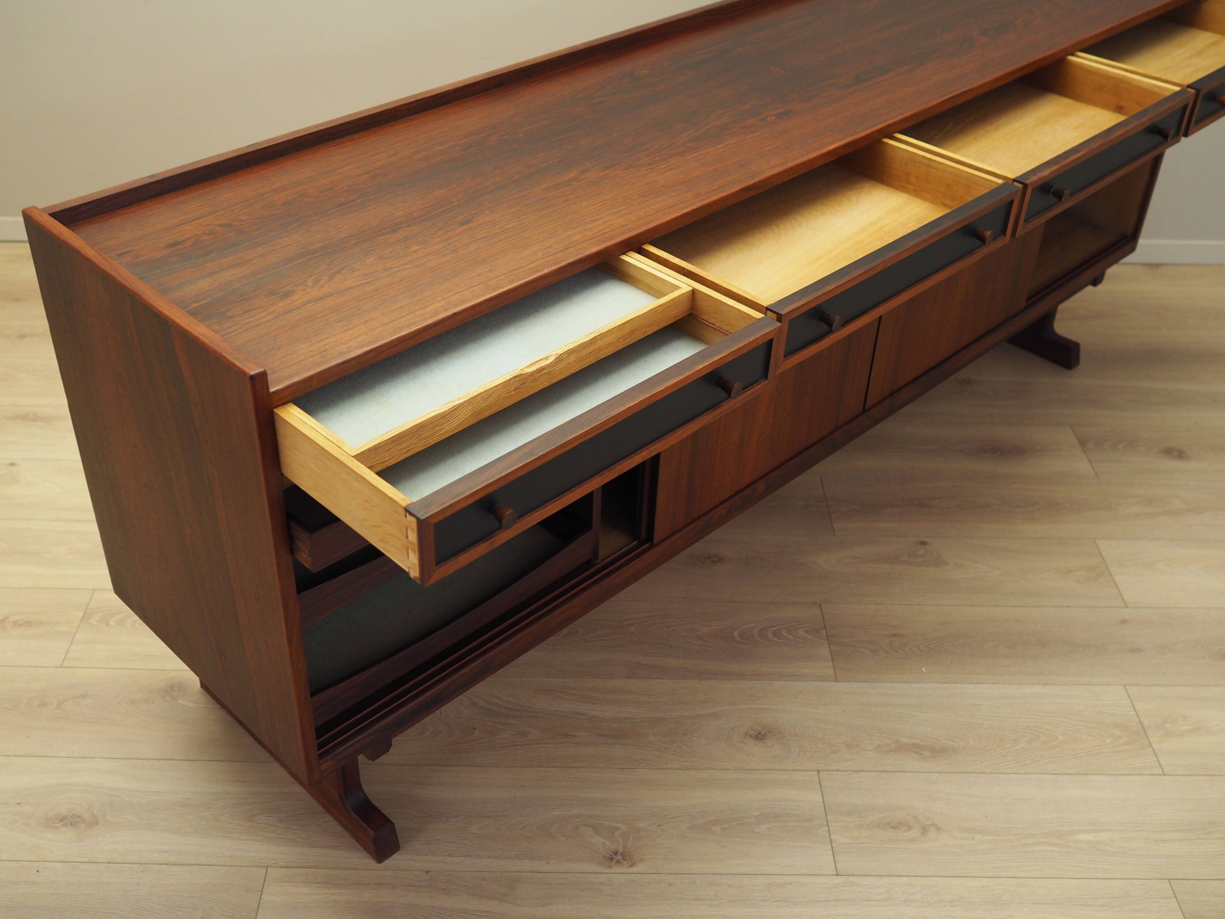 Rosewood sideboard, Danish design, 1960s, manufacturer: Hans Bech