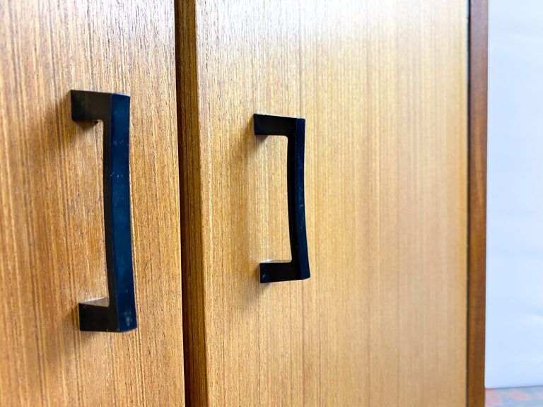 Retro corner TV cabinet