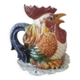 Barbotine Rooster pitcher carafe