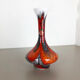 Extra Large Vintage Pop Art Opaline Florence Vase Design 1970s, Italy
