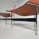 'T3LC' armchairs by Katavolos, Littell and Kelley for Laverne International, 1950s.