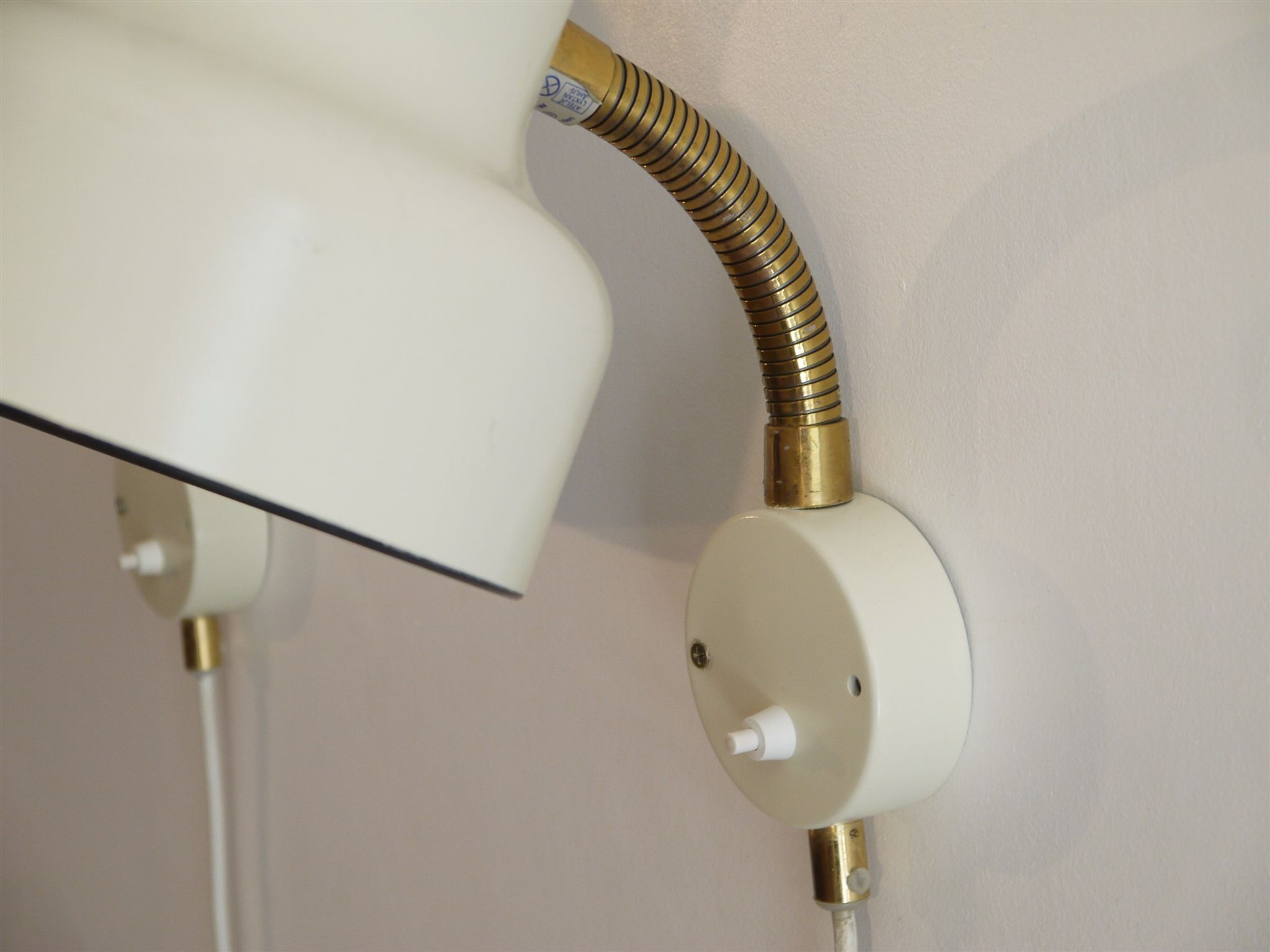 Pair of Scandinavian appliques "Bumling" by Anders Pehrson for Ateljé Lyktan 1970