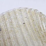 Gold glass wall sconce