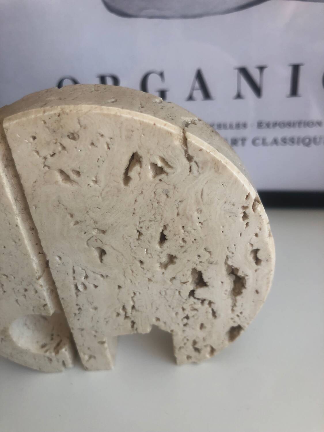 Travertine elephant by Fratelli Manelli