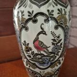 Villeroy and Boch Vintage Green Peacock Vase