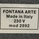 Fontana Arte lamp design Daniella Luppa 90s