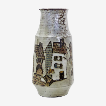Vase of Paul Quéré "The Minotaur" ceramic 1960