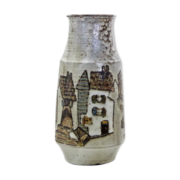 Vase de Paul Quéré « Le Minotaure » céramique 1960