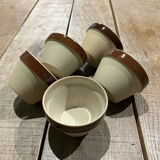 Stoneware pot bowls from Digoin France
