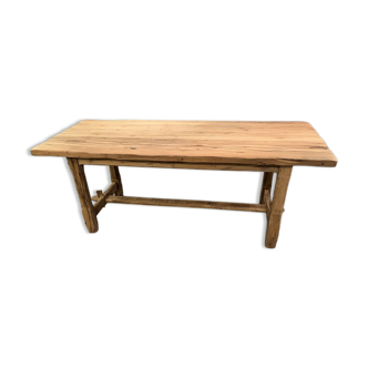Table de ferme en chêne massif chevillé