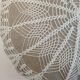 Coussin rond crochet