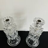 Baccarat pair of Thor model candlesticks