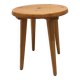 Tabouret rond en bois